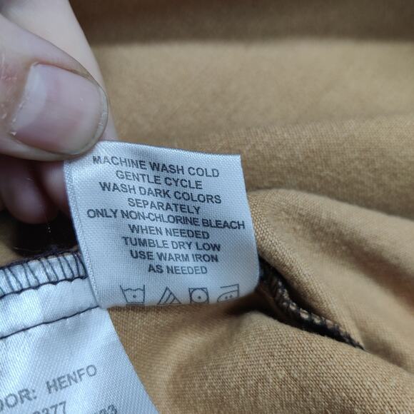 Vtg 90s North River Faux Leather Coated Canvas Snap Button Outdoor Work Shirt XL - Picture 8 of 10